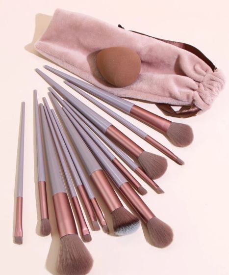 13pcs Makeup Brush Set with Storage Bag