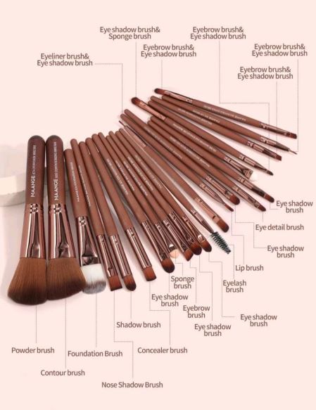 22pcs Makeup Brush Set