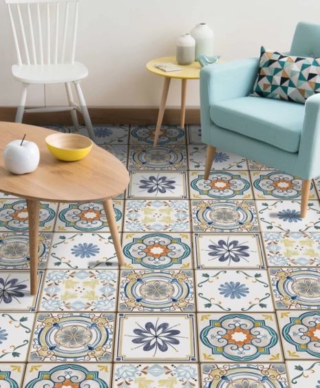 Floor Sticker Tile Pattern