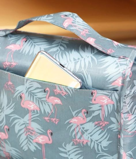 Toiletry Travel Bag Flamingo Print