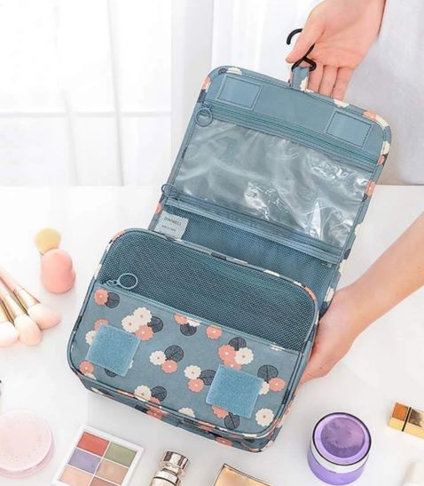 Toiletry Travel Bag Flower Pattern